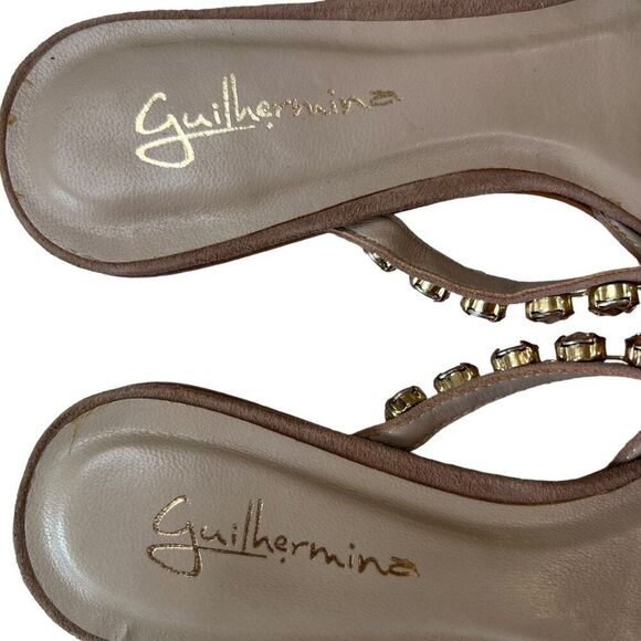 Anthropologie Guilhermina Femme Flats Women's Size 5 Sparkly Studs Slip Ons - Picture 6 of 15